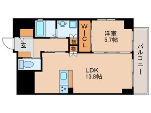 コートアクシス yoinnの物件間取画像